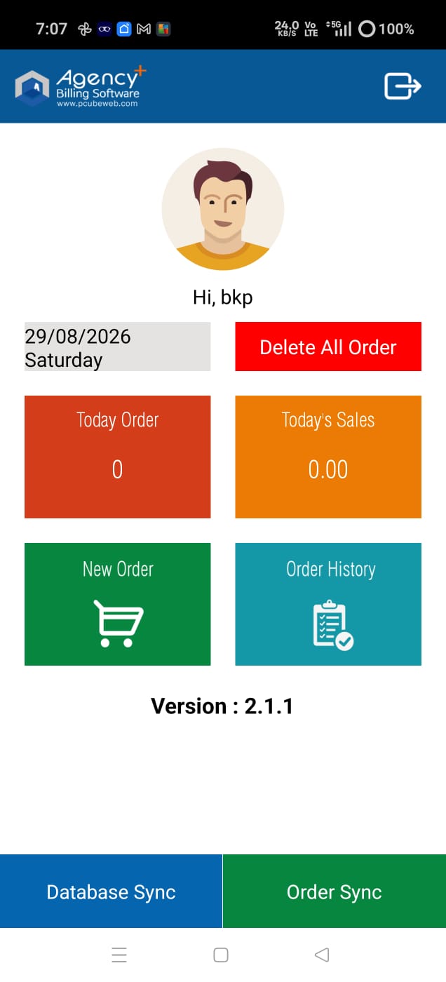 Agency+ mobile dashboard