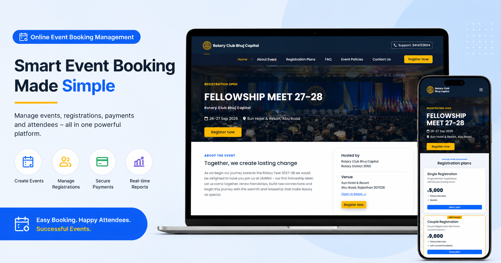 Fellowship Meet conference registration website